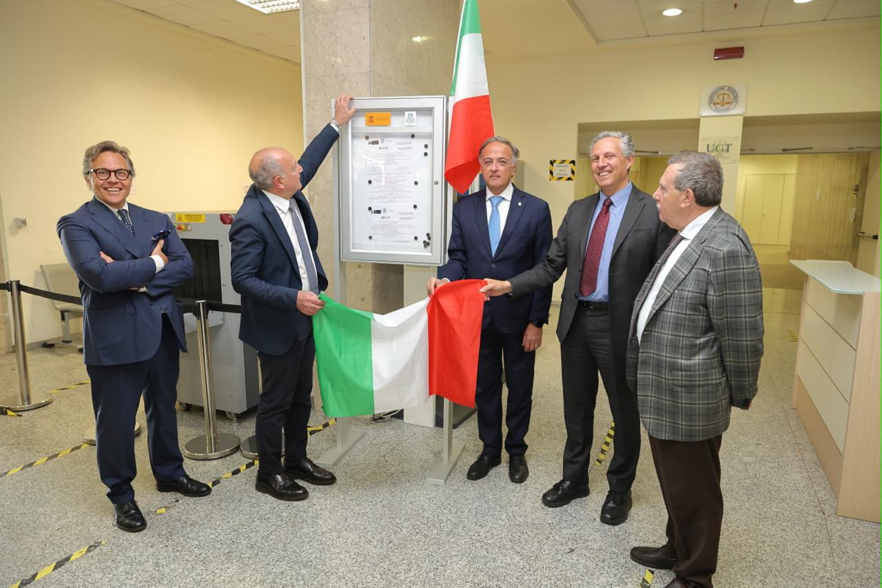 Inaugurazione bacheca CAT & COA Roma presso gli Uffici delle Corti di Giustizia Tributaria del Lazio